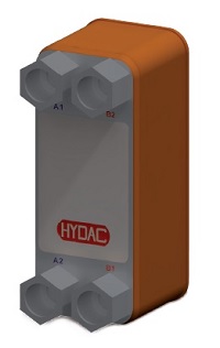 Паяный теплообменник HYDAC HEX S400-30