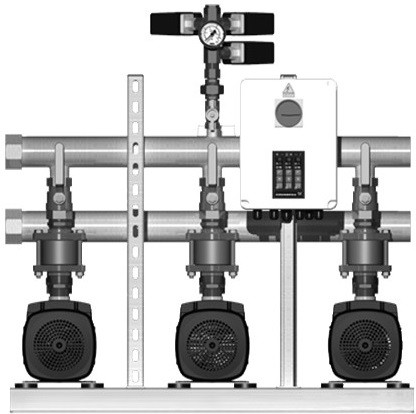 Насос для повышения давления Grundfos Hydro Multi-S 2 CM10-3