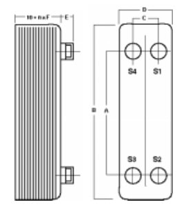 Пластинчатый теплообменник Brazepak BP405