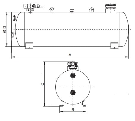 Кожухотрубный теплообменник BITZER F1602NP