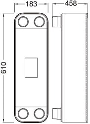 Пластинчатый теплообменник HISAKA BX-50