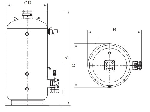 Кожухотрубный теплообменник BITZER FS402